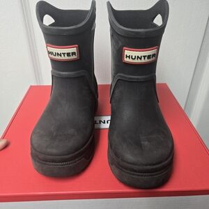 Hunter Black Rain Boots
